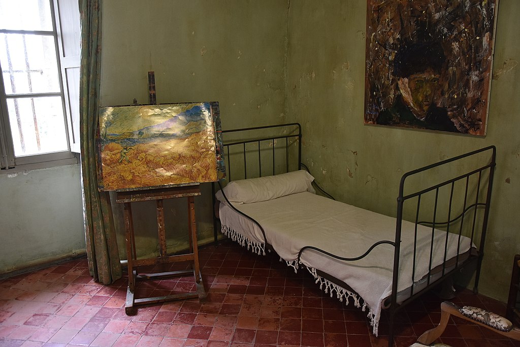 Cama de Vincent van Gogh em Saint-Paul-de-Mausole - Foto por Paul Hermans
